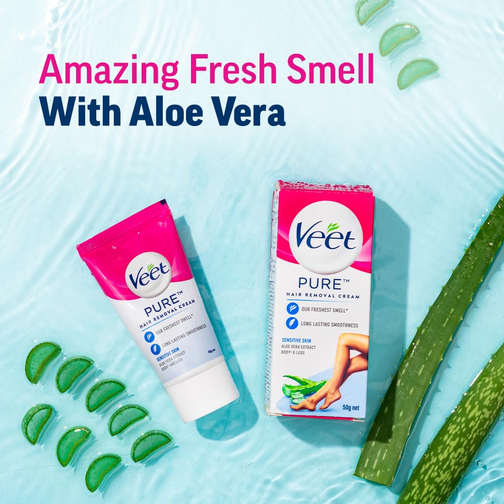 VEET PURE HAIR REMOVAL CREAM 100 GM SENSITIVE SKIN - SuperMarcheStore