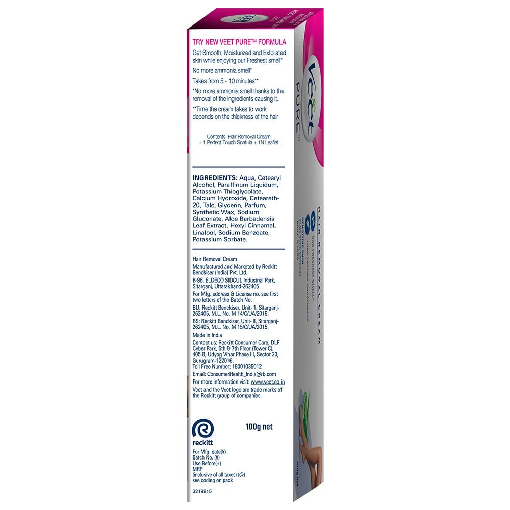 VEET PURE HAIR REMOVAL CREAM 100 GM SENSITIVE SKIN - SuperMarcheStore