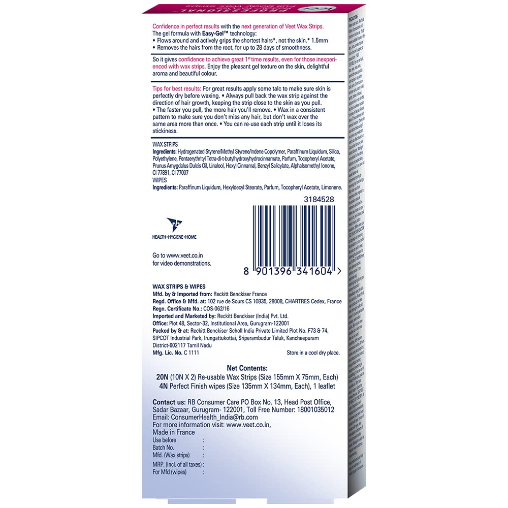 VEET READY TO USE WAX STRIPS 20 N SENS SKIN - SuperMarcheStore