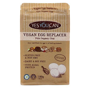 VEGAN EGG REPLACER WITH ORGANIC CHIA 180GM - SuperMarcheStore
