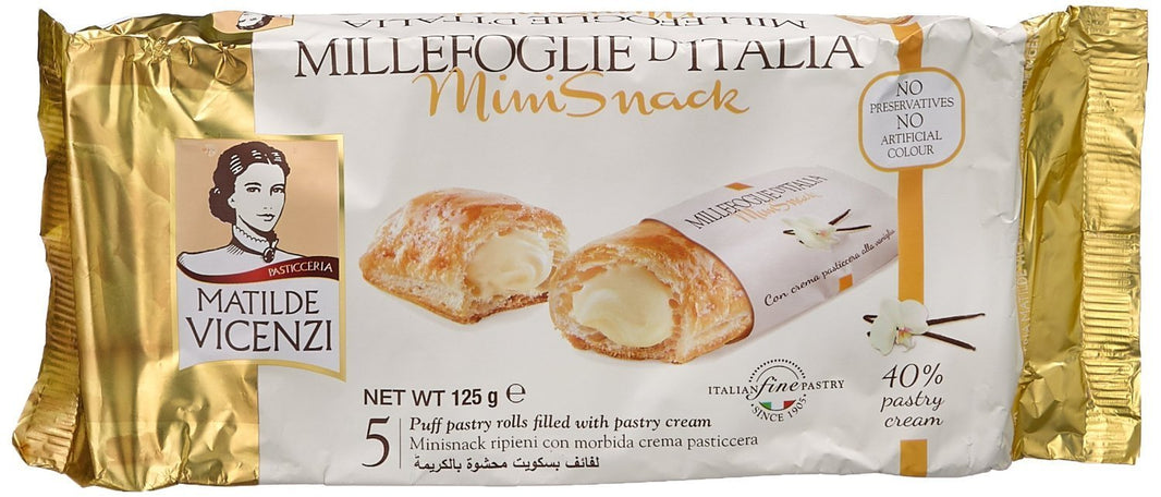 VICENZI CB MINISNACK PUFF PASTRY PP 125G - SuperMarcheStore