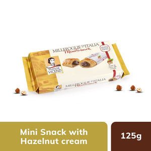 VICENZI MINI PASTRY HAZELNUT 125 GM - SuperMarcheStore