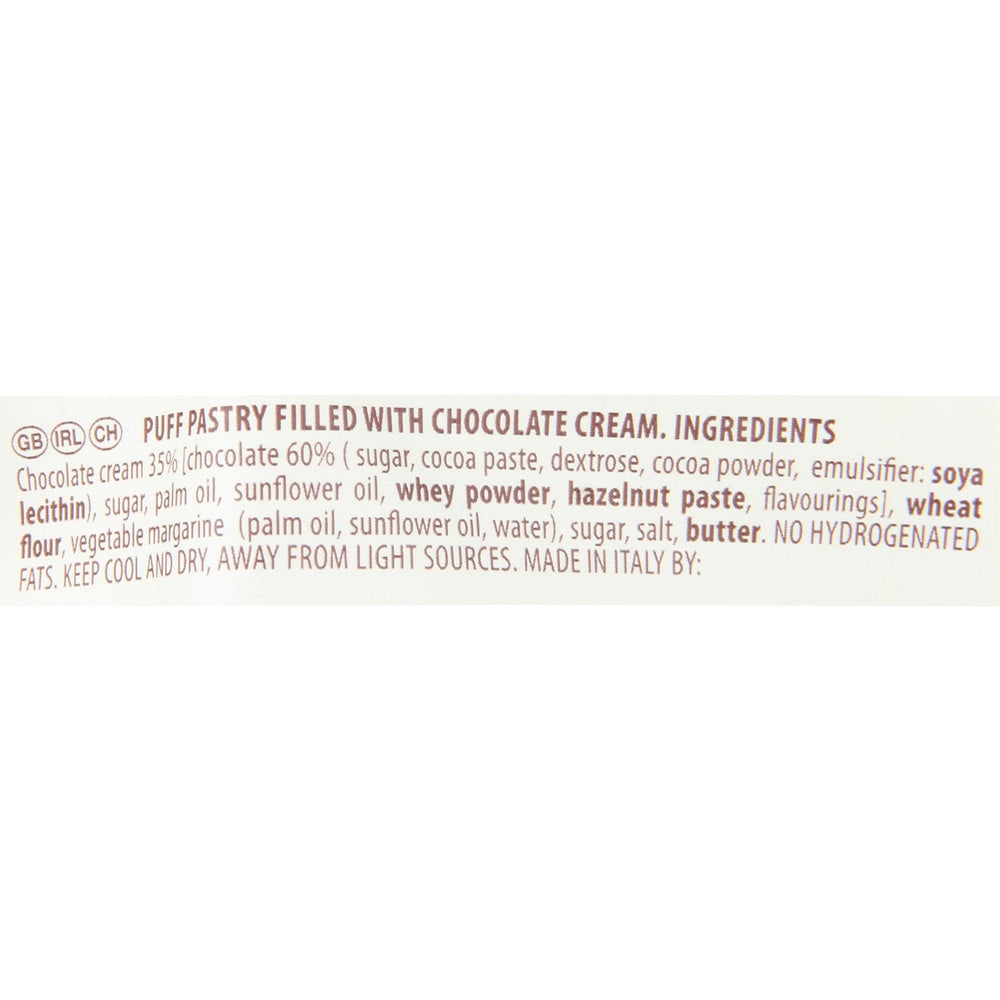 VICENZI PUFF PASTRY CHOCO CREAM 125G - SuperMarcheStore