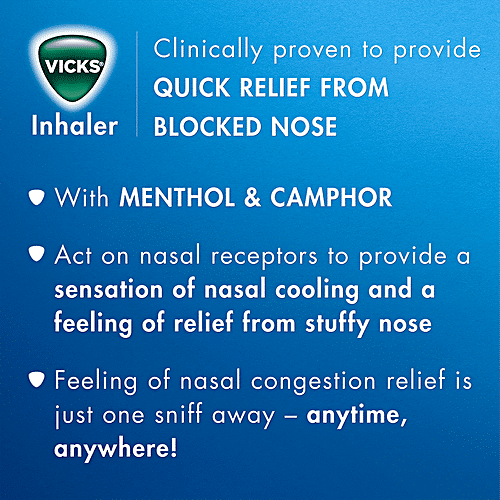 VICKS INHALER 0.5 ML NEW MRP 67 - SuperMarcheStore