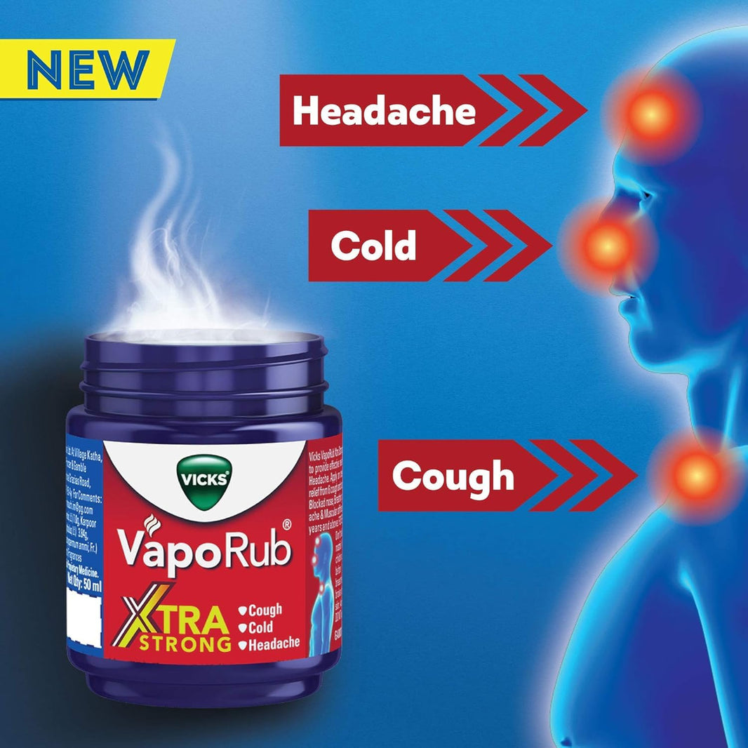 VICKS VAPO RUB XTRA STRONG 25 ML - SuperMarcheStore