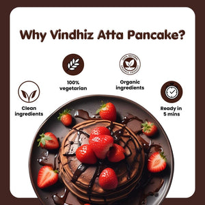 VINDHIZ AATA CHOCOLATE PANKAKE PREMIX 500GM - SuperMarcheStore
