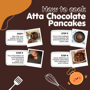 VINDHIZ AATA CHOCOLATE PANKAKE PREMIX 500GM - SuperMarcheStore
