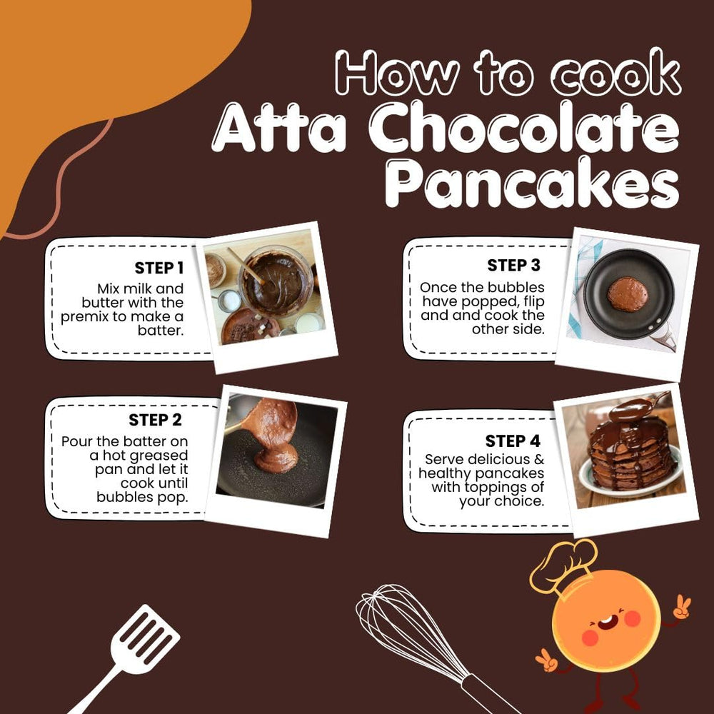 VINDHIZ AATA CHOCOLATE PANKAKE PREMIX 500GM - SuperMarcheStore