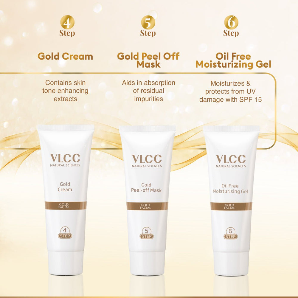 VLCC GOLD FACIAL KIT SFK TUBE 1KIT - SuperMarcheStore