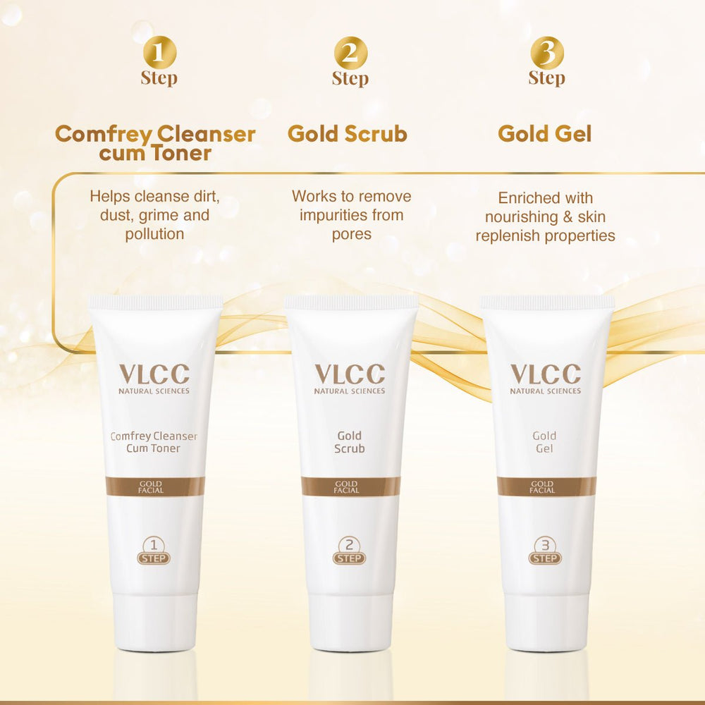 VLCC GOLD FACIAL KIT SFK TUBE 1KIT - SuperMarcheStore