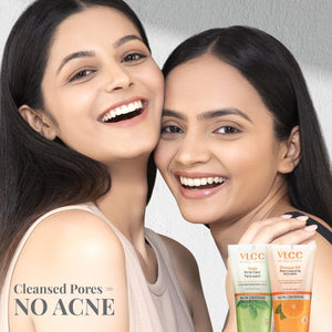 VLCC TULSI FACE WASH+ORANGE OIL FACE WASH 2*150ML) - SuperMarcheStore