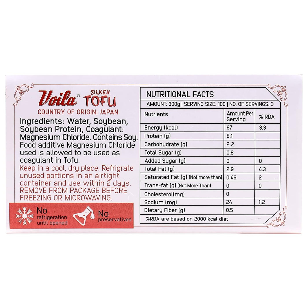 VOILA SILKEN TOFU 300 GM - SuperMarcheStore