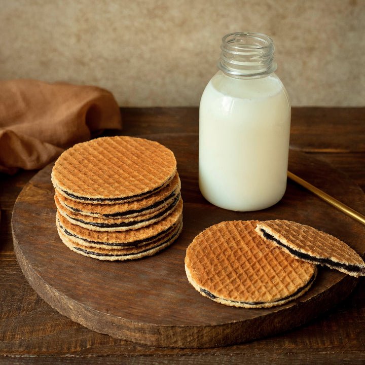 WAFFLE MILL COOKIES DARK CHOCOLATE - SuperMarcheStore