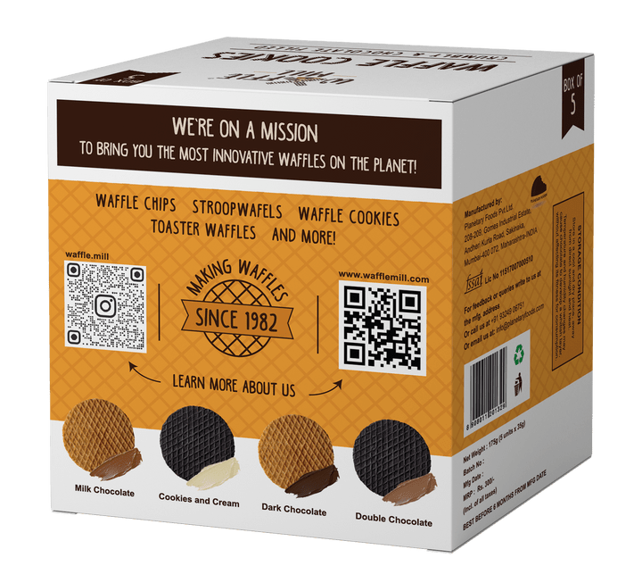 WAFFLE MILL COOKIES DOUBLE CHOCOLATE - SuperMarcheStore