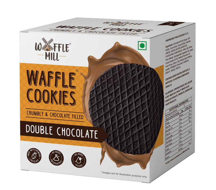 WAFFLE MILL COOKIES DOUBLE CHOCOLATE - SuperMarcheStore