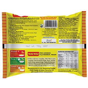 WAI WAI CHICKEN FLAVOURED NOODLES 55 GM - SuperMarcheStore