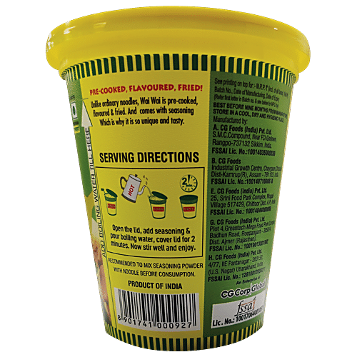 WAI WAI VEG CUP NOODLES - SuperMarcheStore
