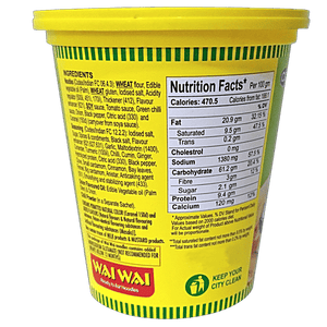WAI WAI VEG CUP NOODLES - SuperMarcheStore