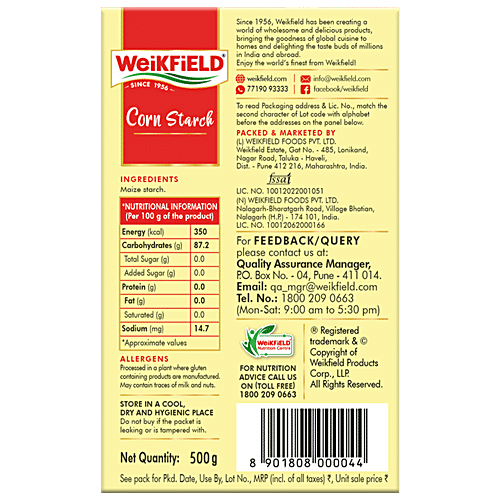 WEIKFIELD BKG ND CORNFLOUR 500G - SuperMarcheStore