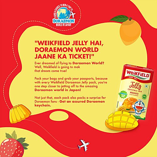 WEIKFIELD CRYSTALS MIX JELLY PINEAPPLE 90 GM - SuperMarcheStore