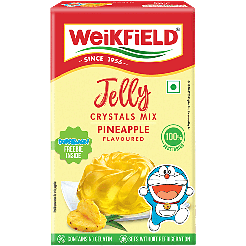 WEIKFIELD CRYSTALS MIX JELLY PINEAPPLE 90 GM - SuperMarcheStore