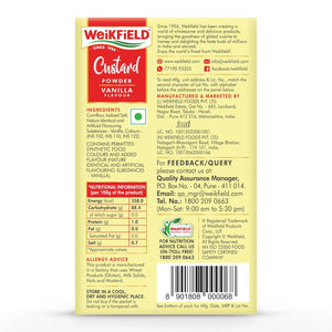WEIKFIELD CUSTARD POWDER VANILLA 200 GM - SuperMarcheStore
