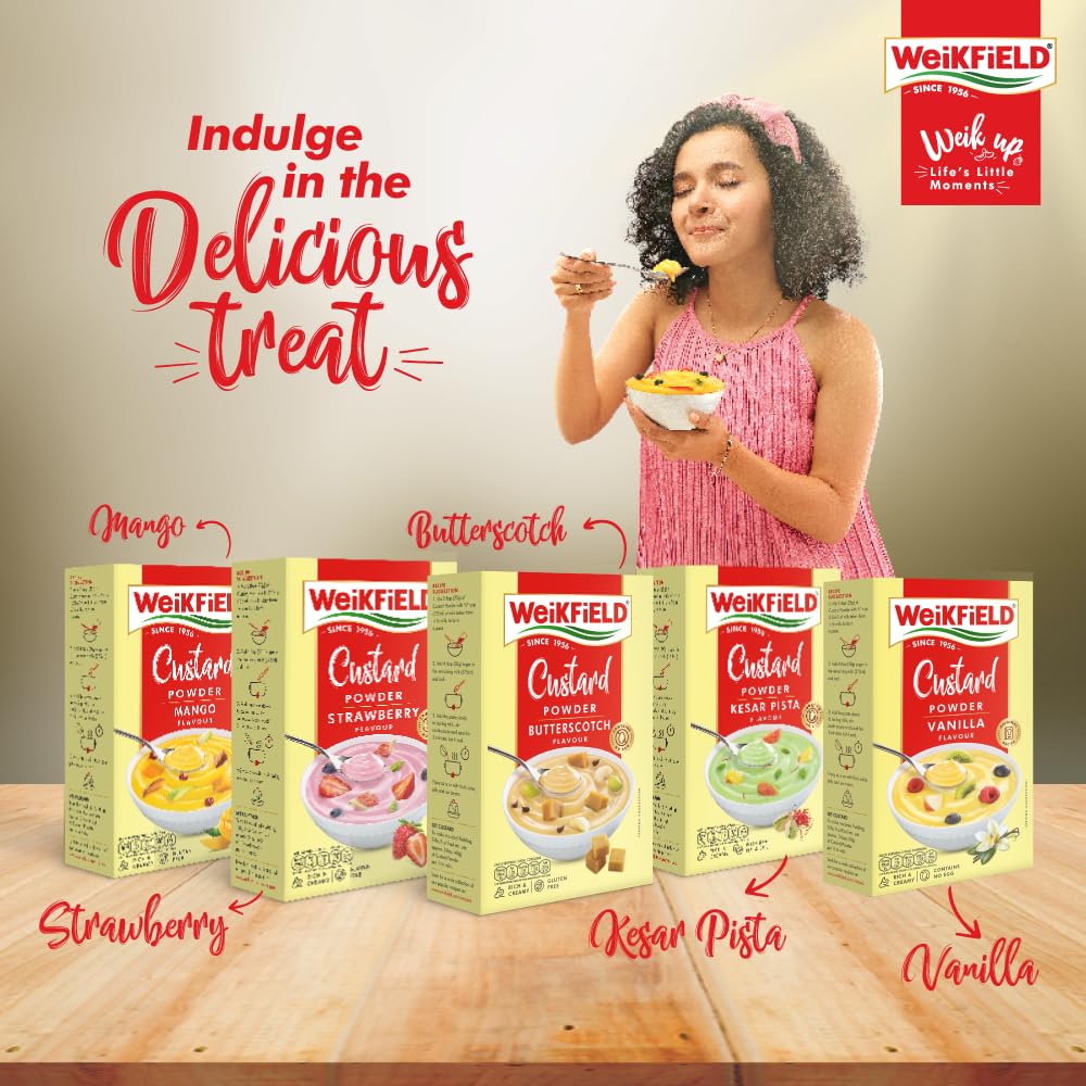 WEIKFIELD CUSTARD POWDER VANILLA 500 GM - SuperMarcheStore