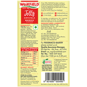 WEIKFIELD DESSERTMIX JELLY MANGO 90G - SuperMarcheStore
