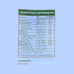 WEIKFIELDS EO VALLEY HEARTY OATS STEEL CUT 400 GM - SuperMarcheStore