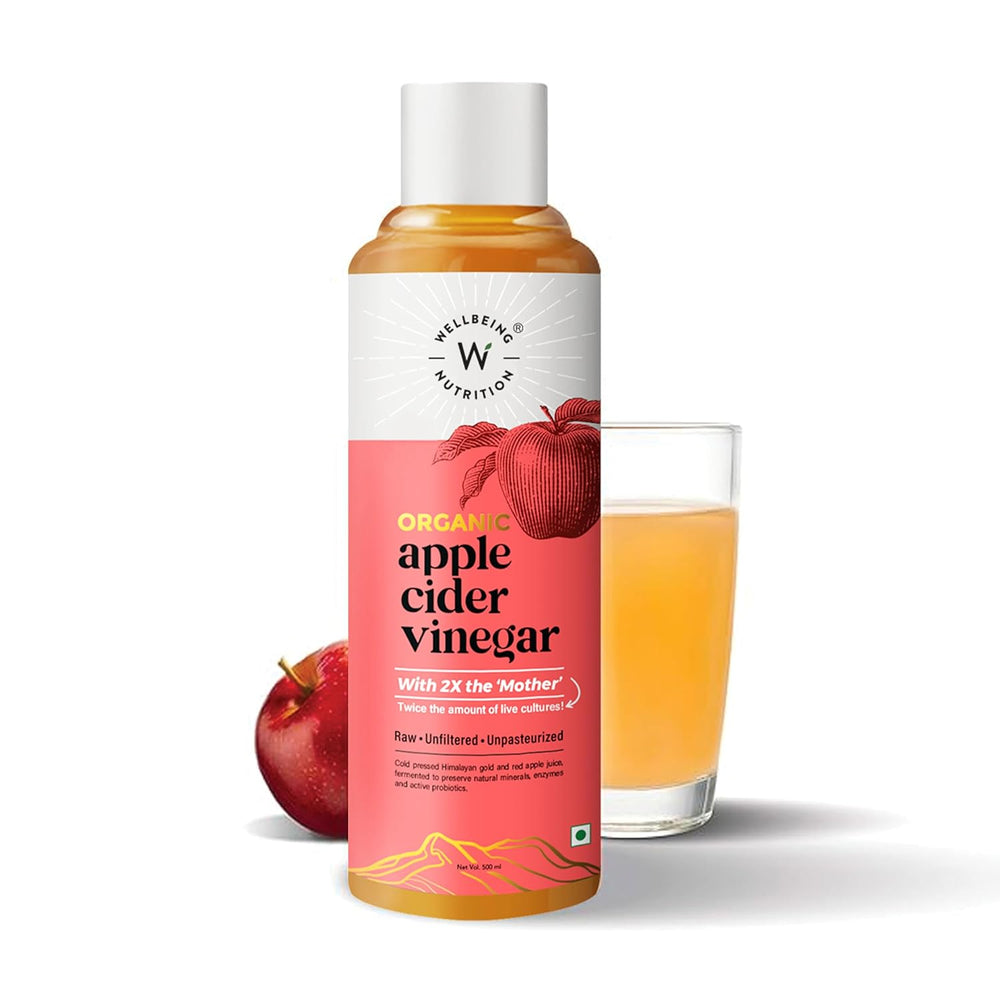 WELLBEING NUT ORG APPLE CIDER VINEGAR 500ML - SuperMarcheStore