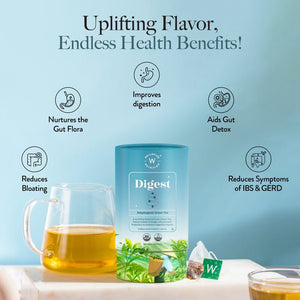 WELLBIENG DIGEST ADAPTOGENIC GREEN TEA - SuperMarcheStore