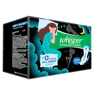 WHISPER BINDAZZ NIGHTS 6S - SuperMarcheStore