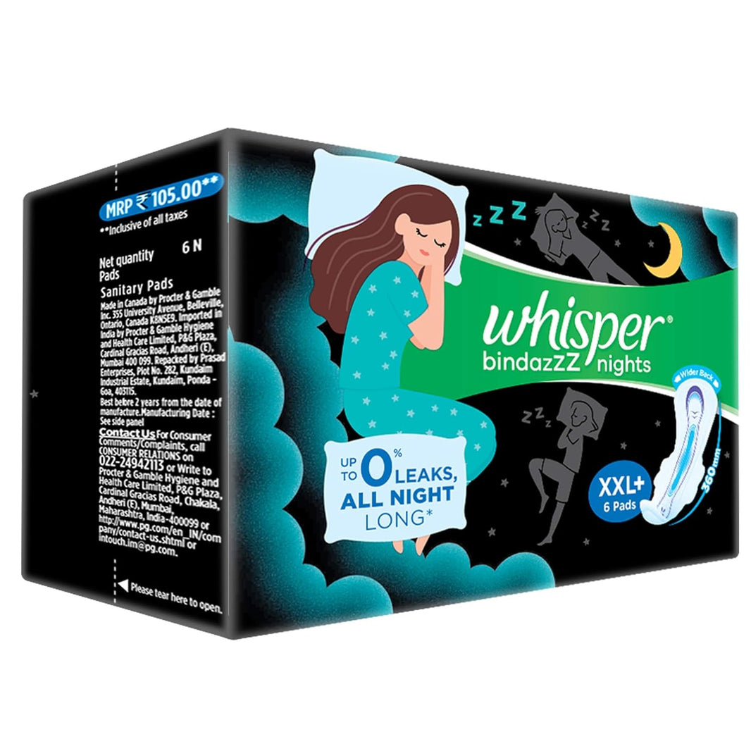 WHISPER BINDAZZ NIGHTS 6S - SuperMarcheStore