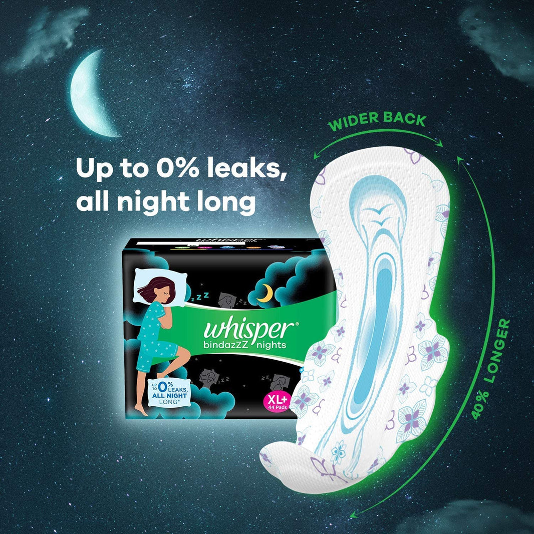 WHISPER BINDAZZ NIGHTS XL+ 15N - SuperMarcheStore