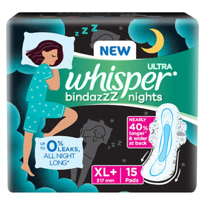 WHISPER BINDAZZ NIGHTS XL+ 15N - SuperMarcheStore