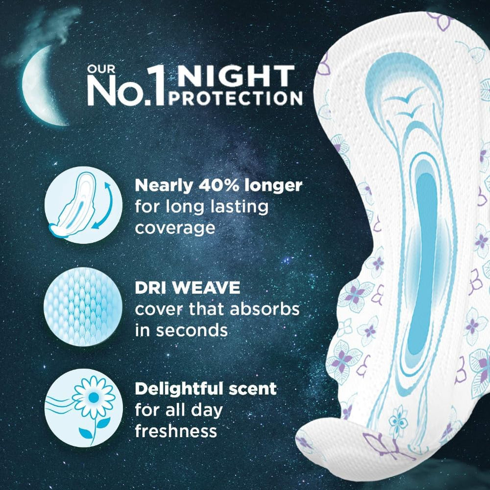 WHISPER BINDAZZZ NIGHTS XL+ 44 PADS - SuperMarcheStore