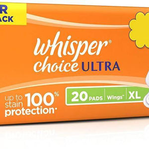 WHISPER CHOICE ULTRA XL 20PADSS - SuperMarcheStore