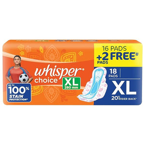 WHISPER CHOICE XL WIDER PACK 110 - SuperMarcheStore
