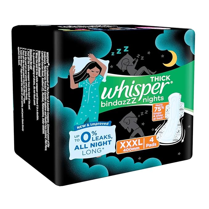 WHISPER THICK BINDAZZ NIGHTS XXXL 4N - SuperMarcheStore