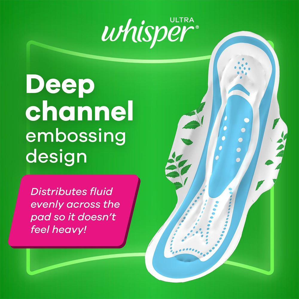 WHISPER ULTRA HYGIENE +COMFORT XL 15PADSS - SuperMarcheStore