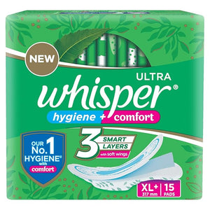 WHISPER ULTRA WITH 3 SMART LAYERS XL+ 15N - SuperMarcheStore