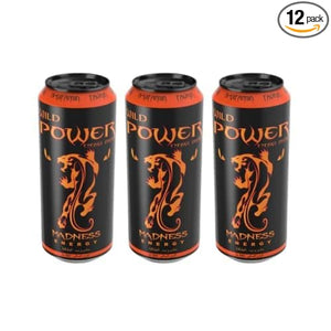 WILD POWER MADNESS ENERGY 250ML - SuperMarcheStore