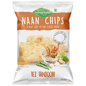 WINGREEN NAAN CHIPS TEZ TANDOORI 60G - SuperMarcheStore