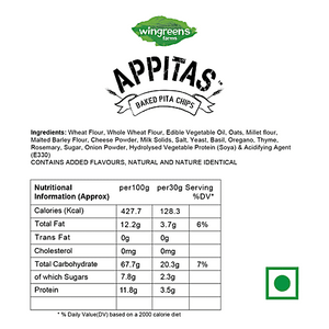 WINGREENS APPITAS PARNESAN 60GM - SuperMarcheStore