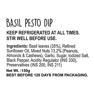 WINGREENS BASIL PESTO 150G - SuperMarcheStore