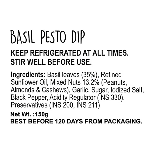 WINGREENS BASIL PESTO 150G - SuperMarcheStore