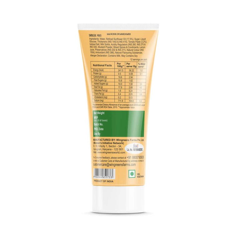 WINGREENS BBQ MAYO SAUCE - SuperMarcheStore