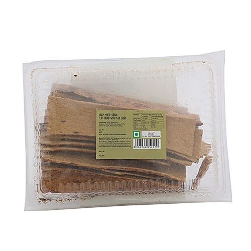 WINGREENS CRISP BAKED MULTIGRAIN FLAT BREAD WITH FLAX SEEDS 100 G - SuperMarcheStore