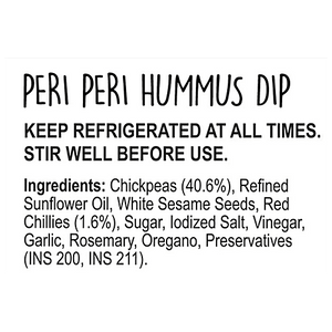 WINGREENS PERI PERI HUMMES 150GM - SuperMarcheStore