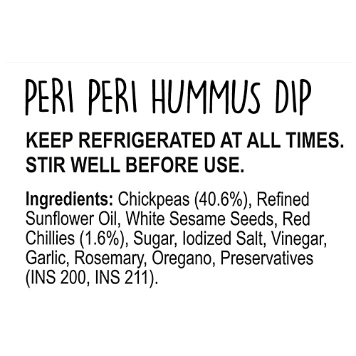 WINGREENS PERI PERI HUMMES 150GM - SuperMarcheStore